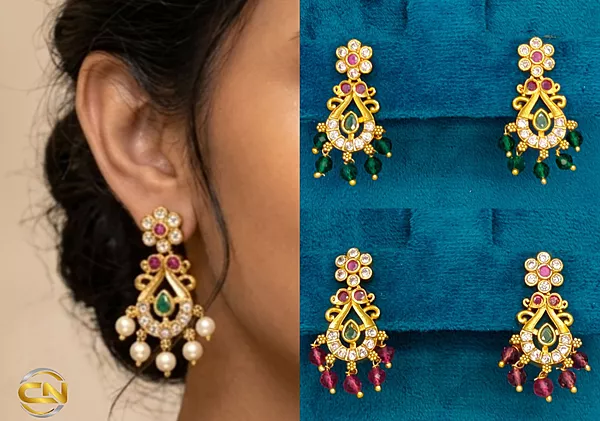 flower design earrings ?