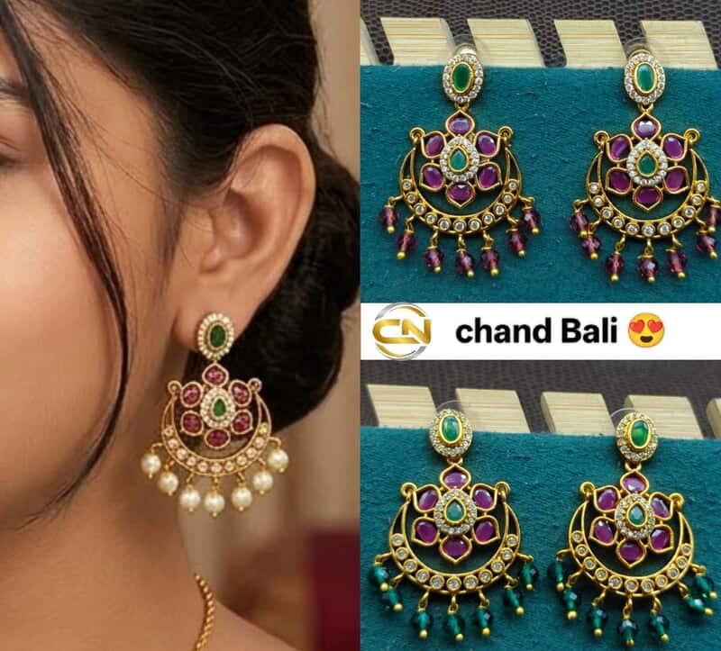 beautiful chand bali earrings ?