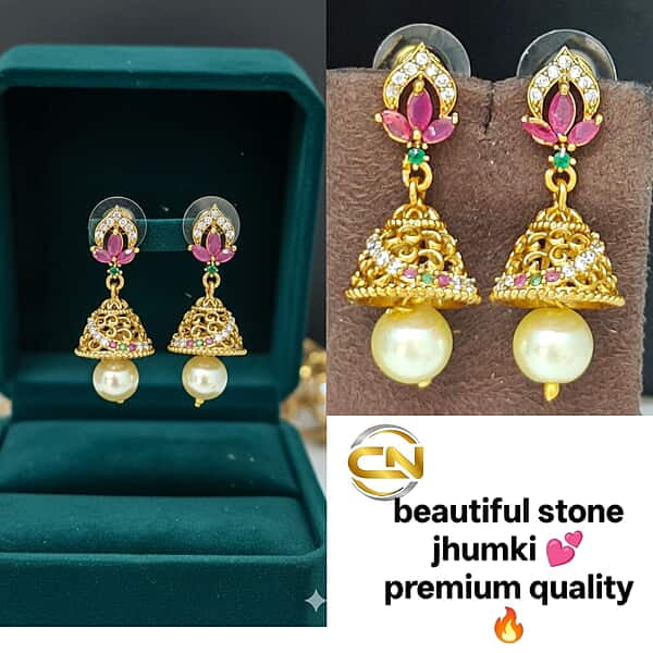 Stone jhumki