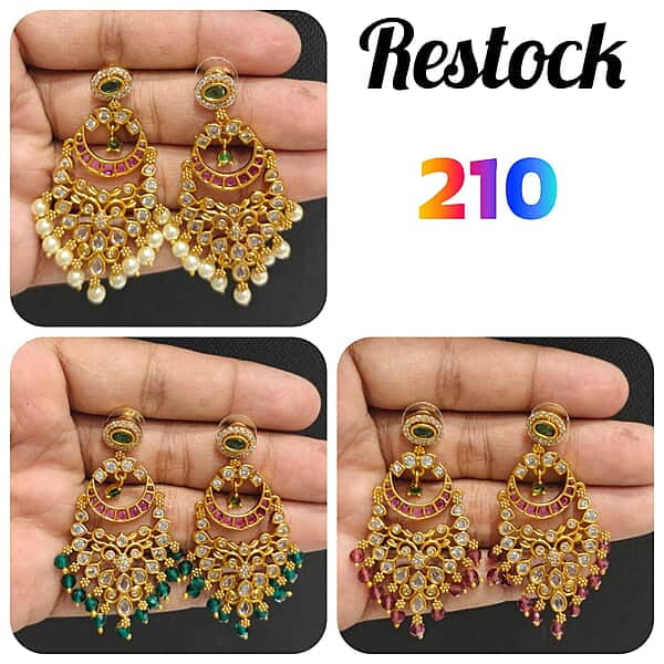 beautiful chand baali earrings premium quality