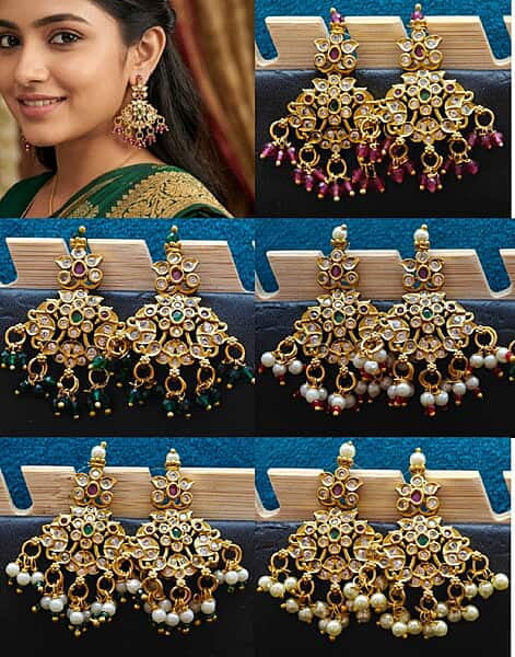 premium quality beautiful guttapusal earrings ?