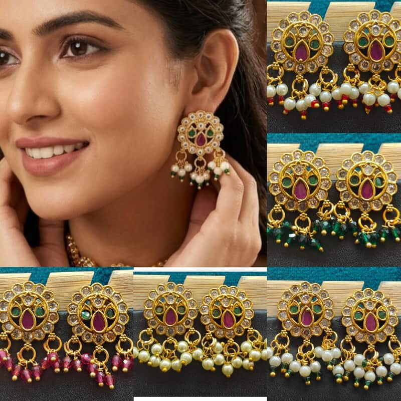 Guttapusal earrings primium quality