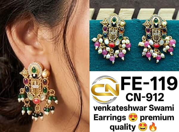 venkateshwar Swami Earrings ?