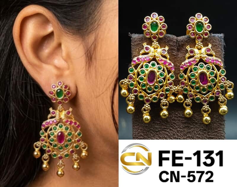 peacock design Earrings ?