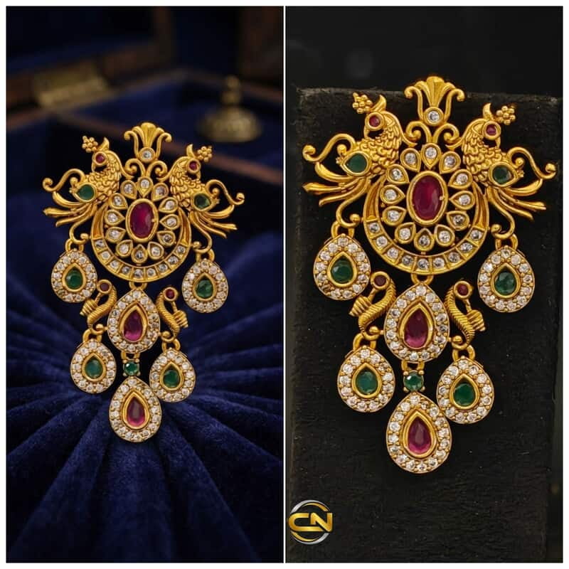 peacock design locket ?