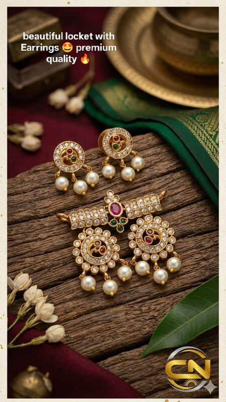 Locket with Earrings ?