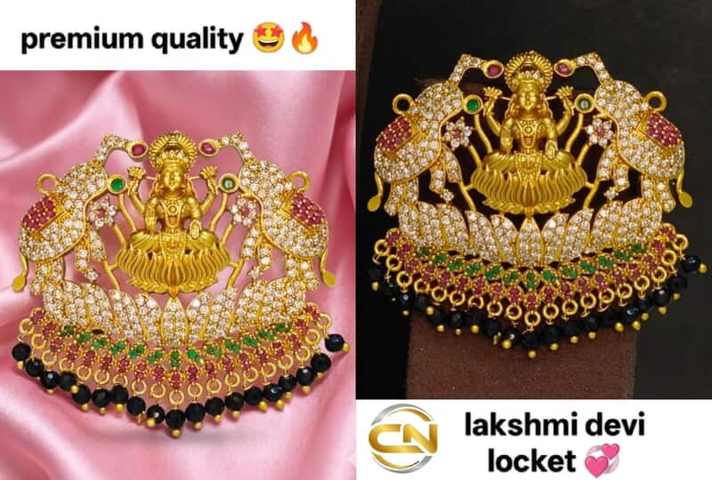 lakshmi devi locket ?