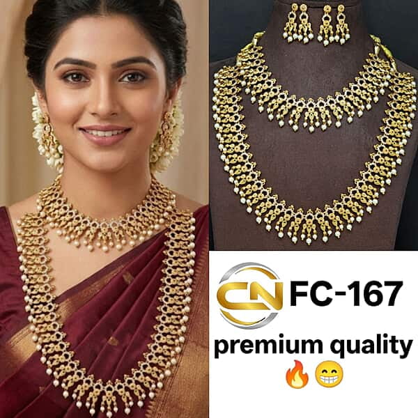 beautiful gold look combo set ?