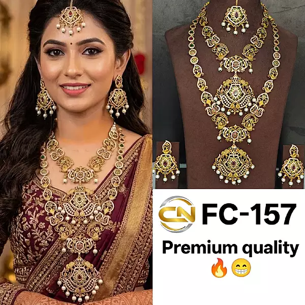 beautiful peacock mango design combo set ?