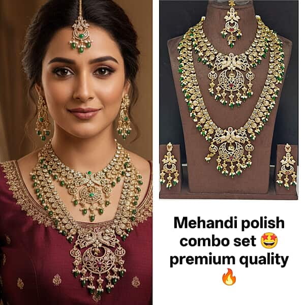 Mehandi polish combo