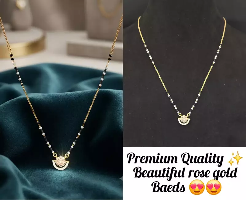 Beautiful rose gold beads