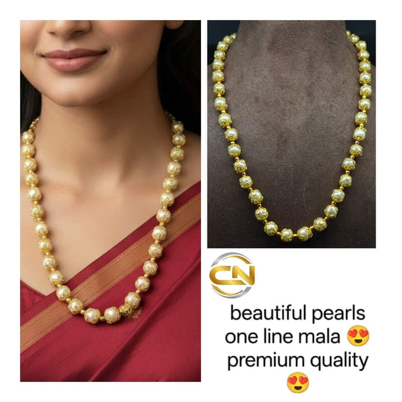 pearls one line mala