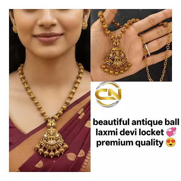 antique ball laxmi devi locket ?