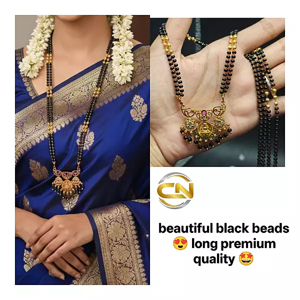 Black beads ? long