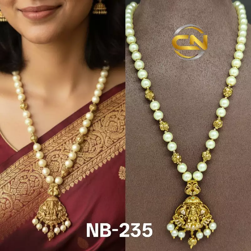 beads with laxmi devi  locket ?