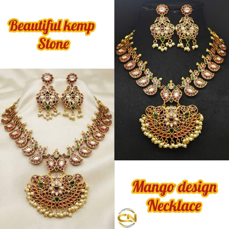 Kempu stone necklace ?