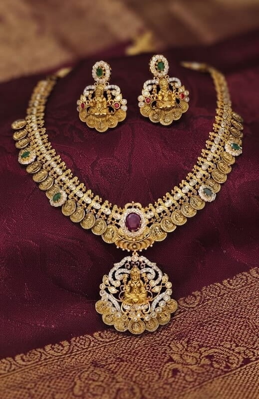 Laxmi devi design necklace ✨️