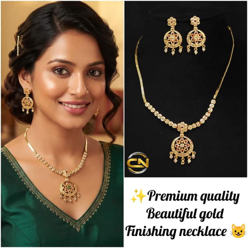 Gold Finishing Necklace ?