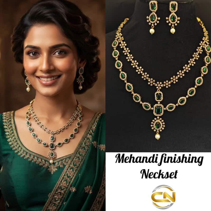 Mehandi finishing necklace