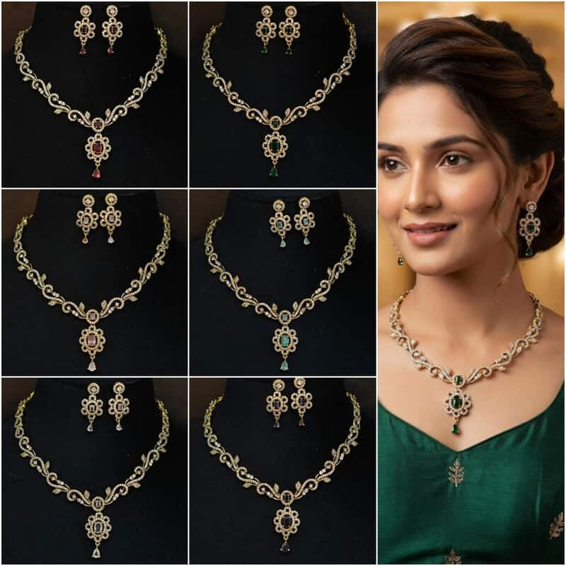 Mehandi finishing necklace ?