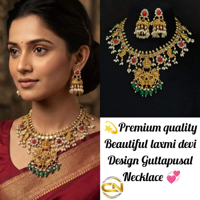 Laxmi Devi Design Guttapusal necklace ?