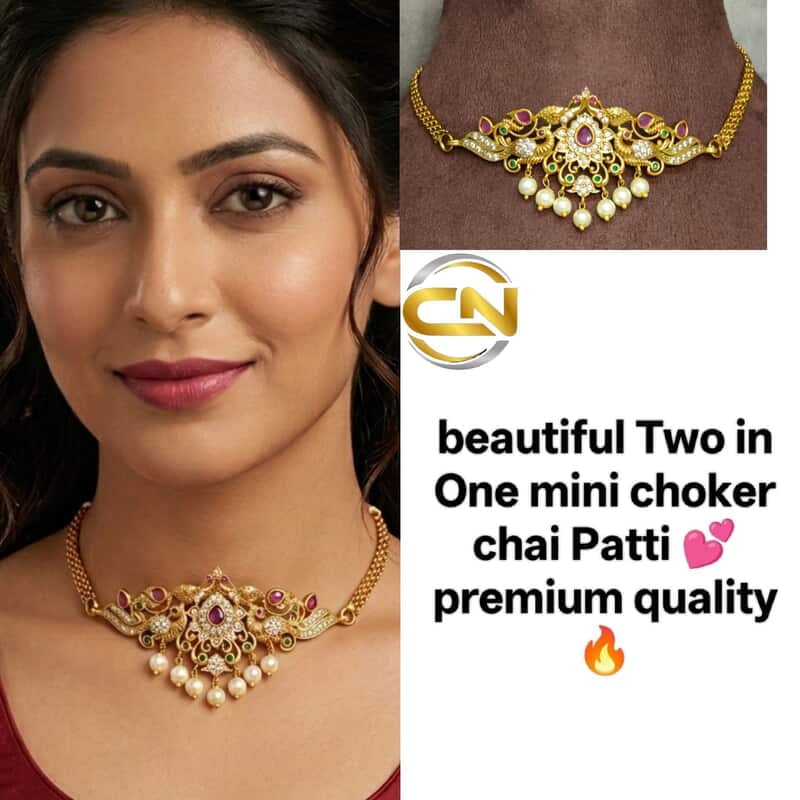 Two in one choker chai patti