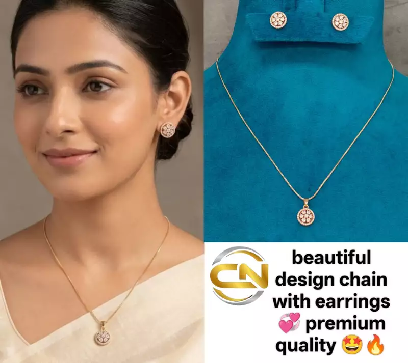 beautiful design Chain with earrings ?