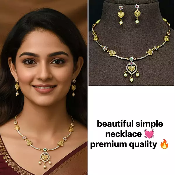 beautiful simple stone necklace