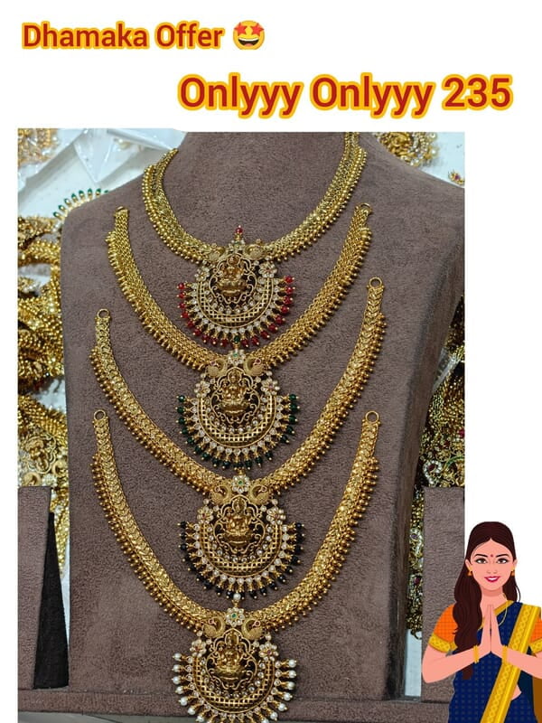 Trending Set With Laxmi Ji Locket