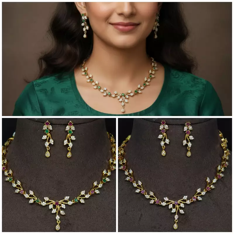 beautiful stones necklace