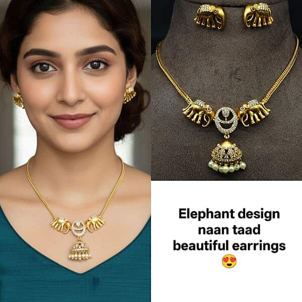 Elephant design naan