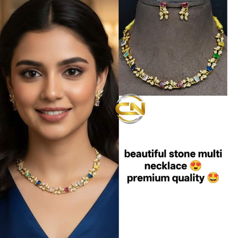 Multi stone necklace ?