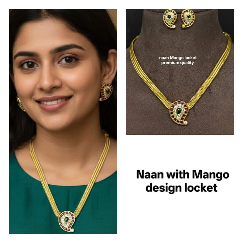 Naan with Mango locket design