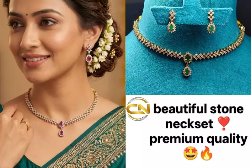 beautiful stone neckset ❣️