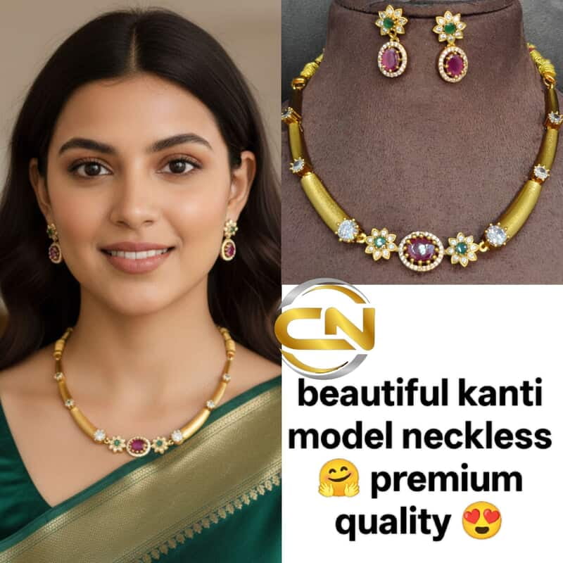 gold kanti necklace ?