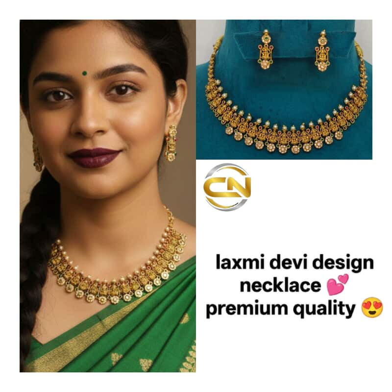 laxmi devi design necklace ?