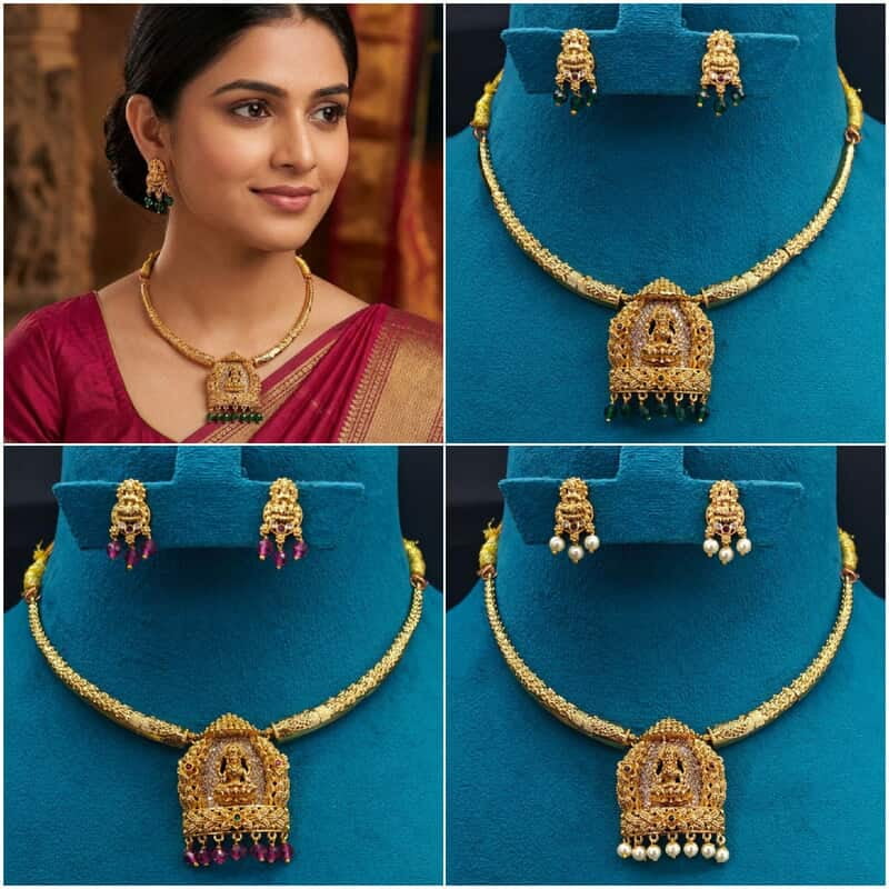 Laxmi devi design kanthi necklace ?