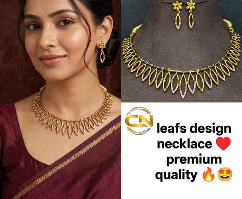 leafs design necklace ?