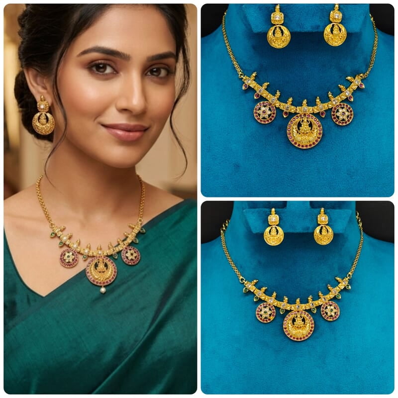 premium quality lakshmi devi choker