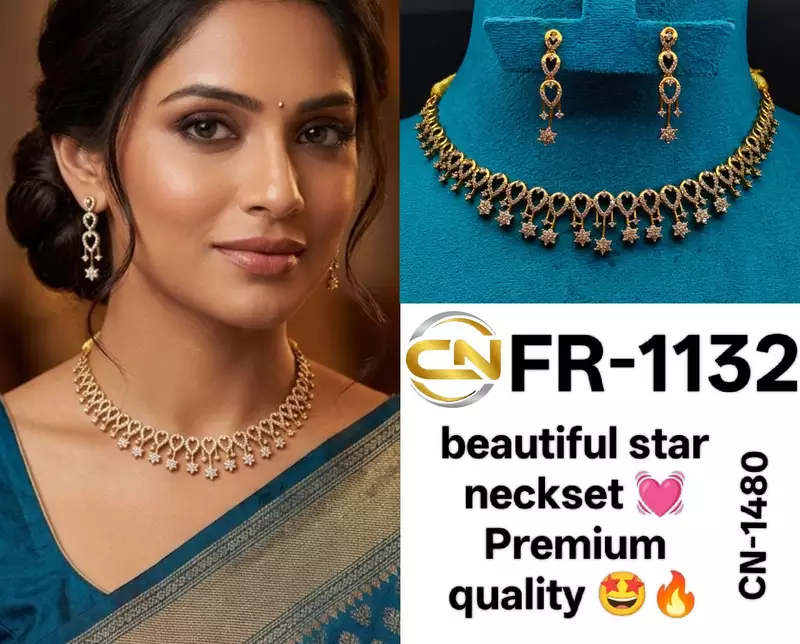 beautiful star neckset ?