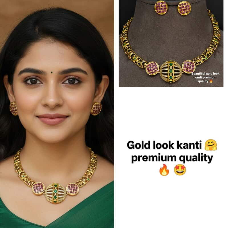 Gold look Kanti