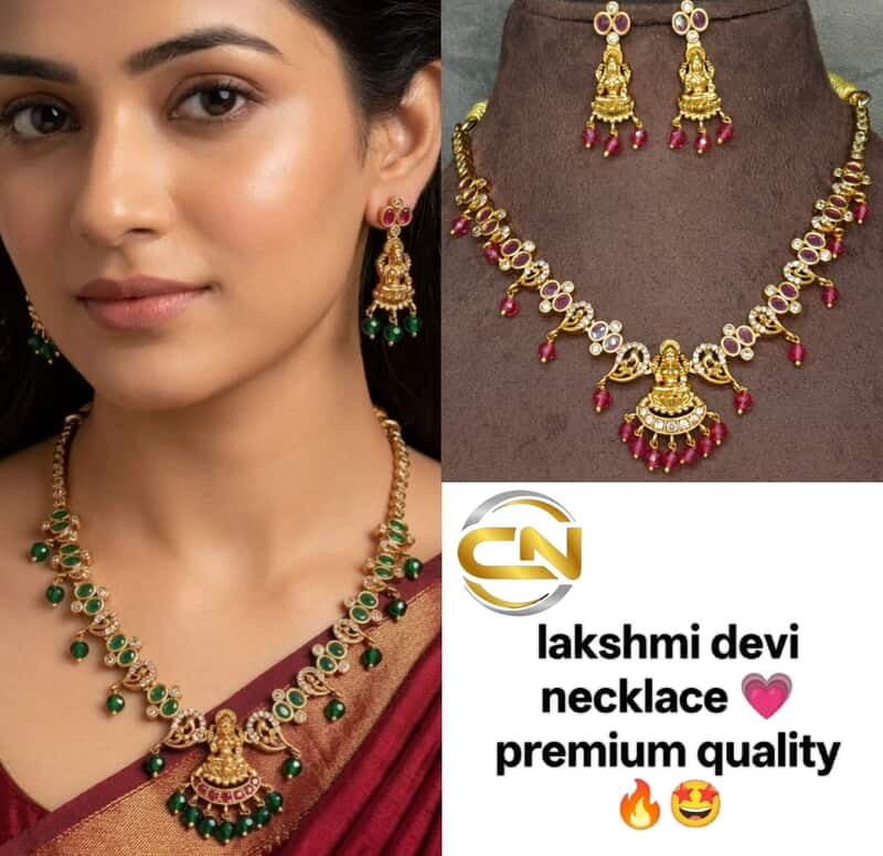 lakshmi devi necklace ?