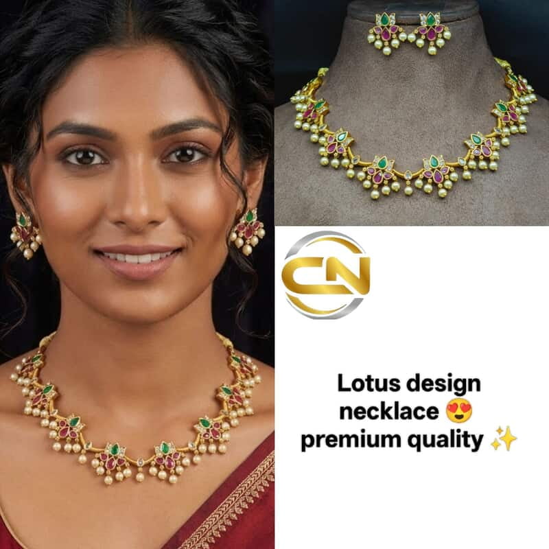 Lotus design necklace ?