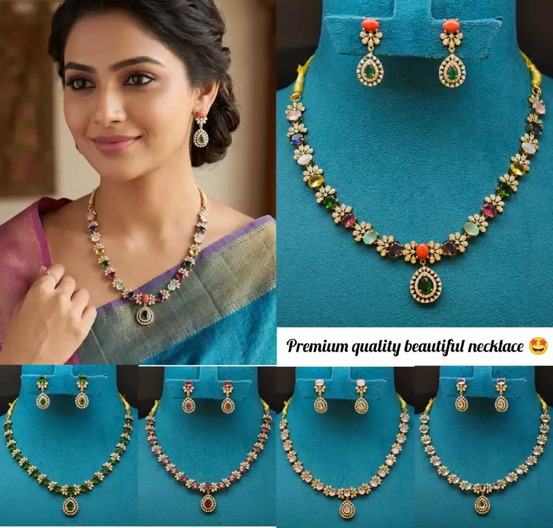 Beautiful mehandi Finishing necklace ?