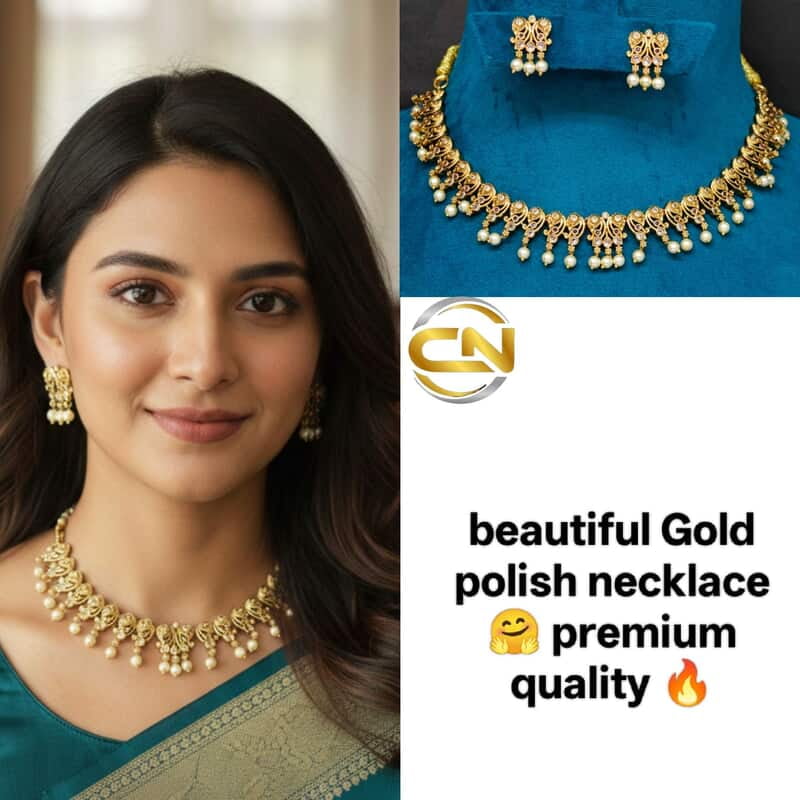 Gold polish necklace ?