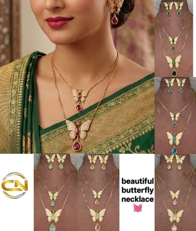 beautiful butterfly necklace ?