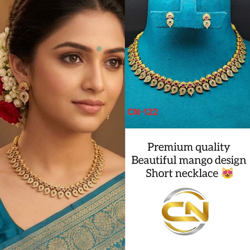 Mango design short necklace ?