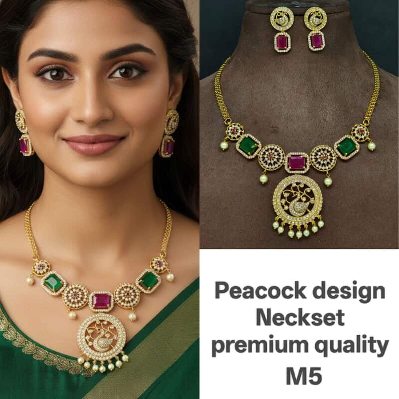 peacock design necklace ?