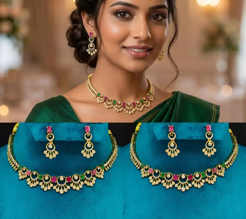 beautiful short necklace