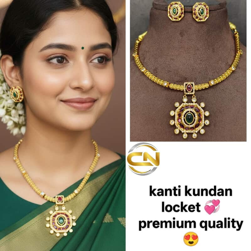 Kanti with kundan locket ?